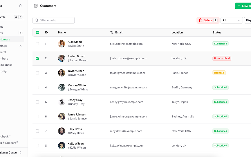 App screenshot